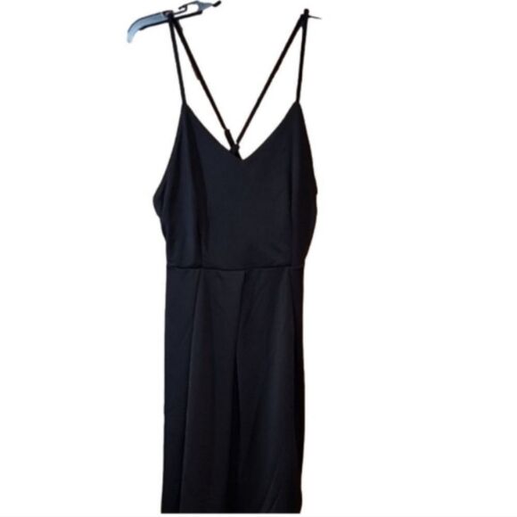 Glory sunshine new spaghetti strapdress size Large black - Picture 1 of 3
